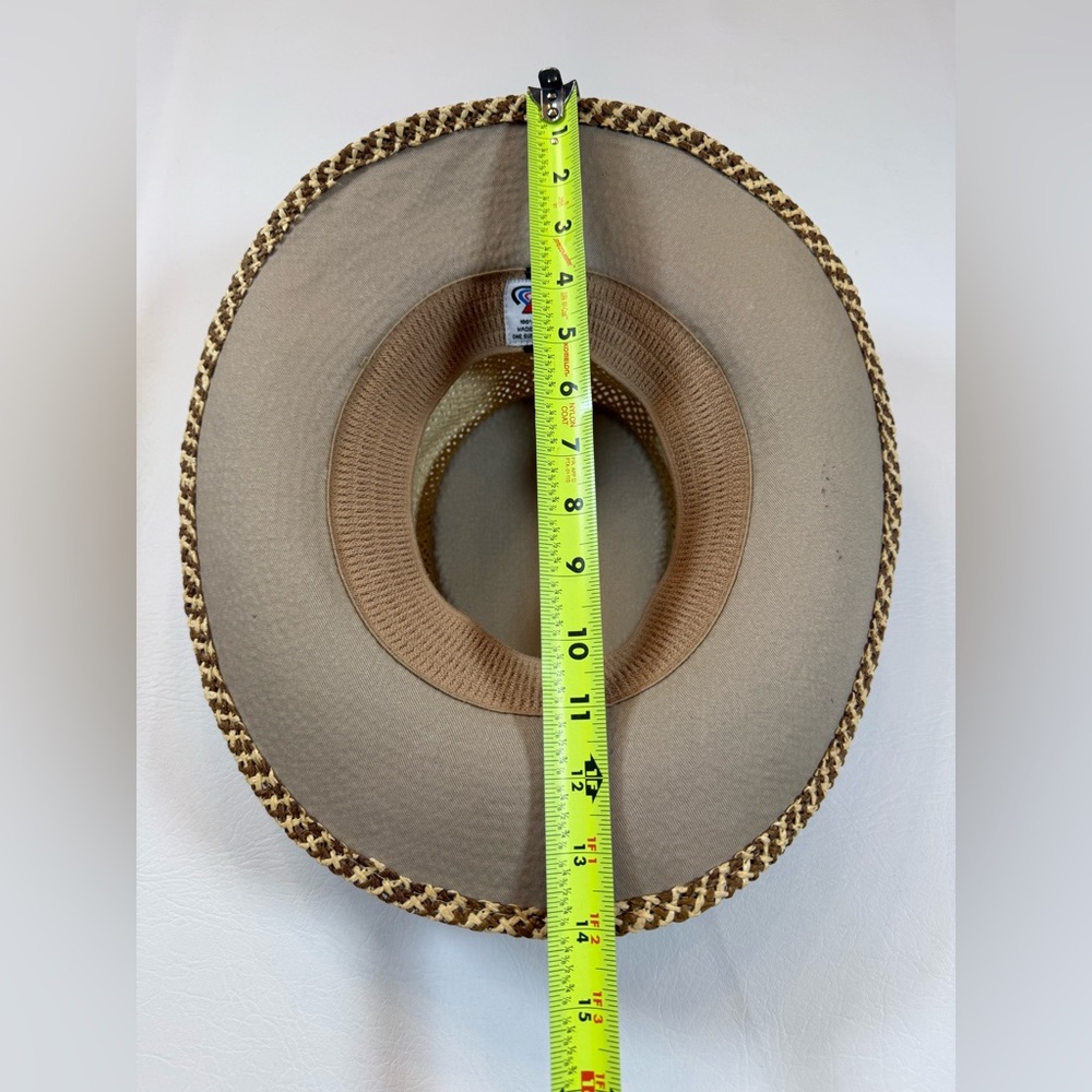 Vintage Nascar 100% paper straw hat, one size, ISC - Picture 9 of 12